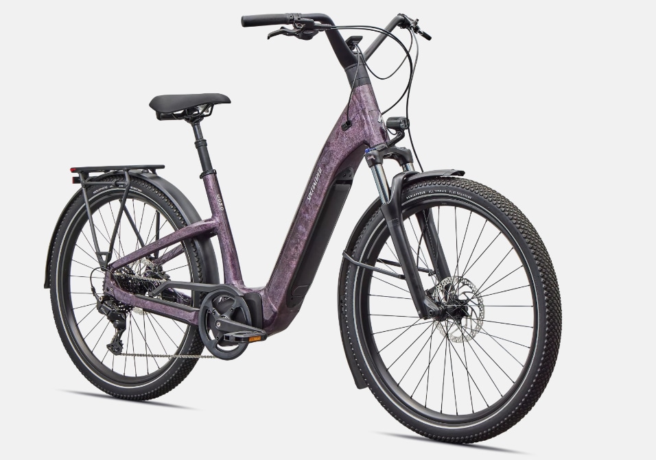 Specialized Cykel, Turbo Como 4.0, Gloss Nebula Metallic Quartz Metallic Dry Impsto / Mauve Metallic / Satin Silver Reflective