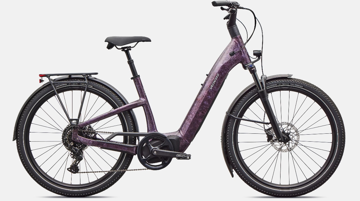 Specialized Cykel, Turbo Como 4.0, Gloss Nebula Metallic Quartz Metallic Dry Impsto / Mauve Metallic / Satin Silver Reflective
