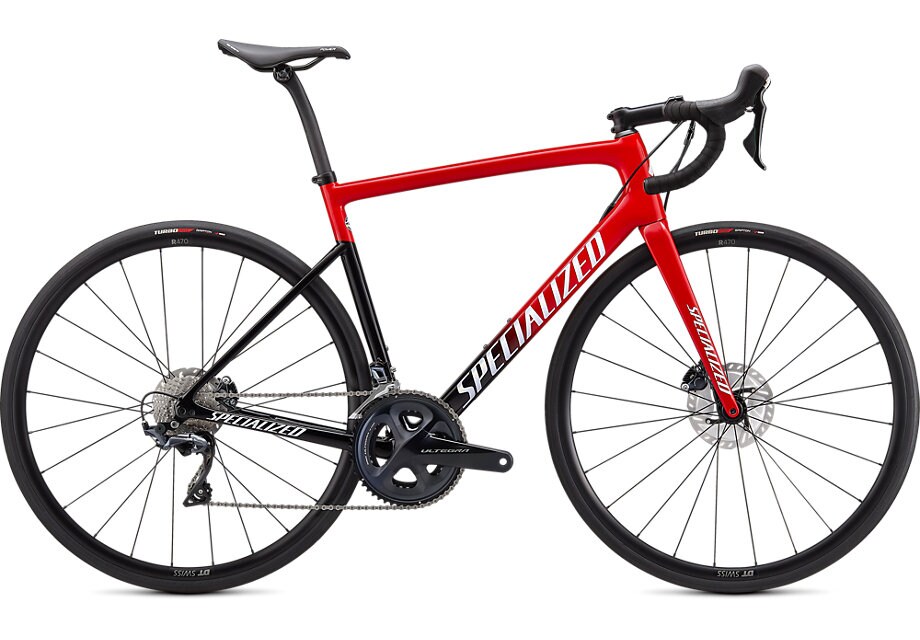 Specialized Cykel, Tarmac SL6 Comp, Red Tint Fade/White with Gold Pearl