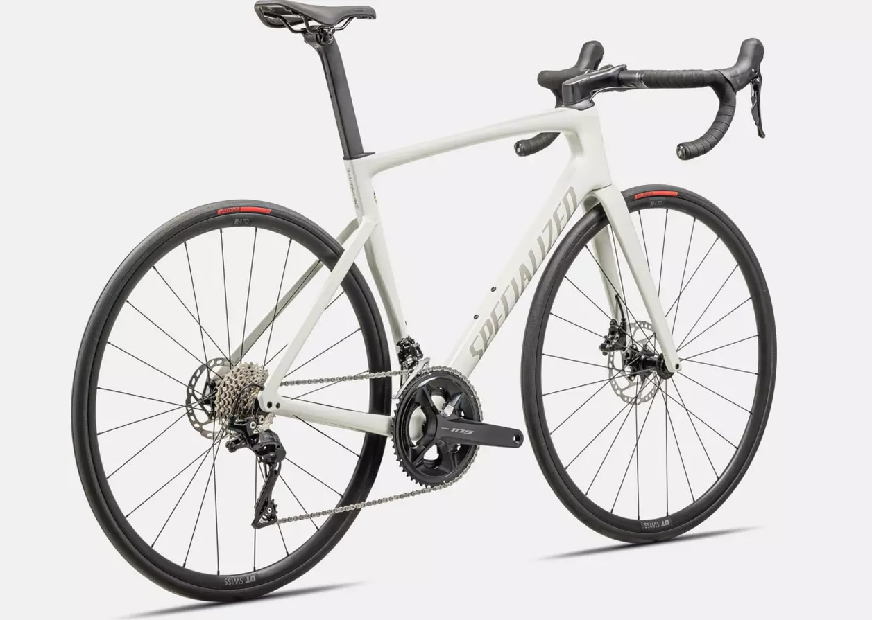 Specialized Cykel, Tarmac SL7 SPORT 105, GLOSS DUNE WHITE / 10% CHAOS PEARL