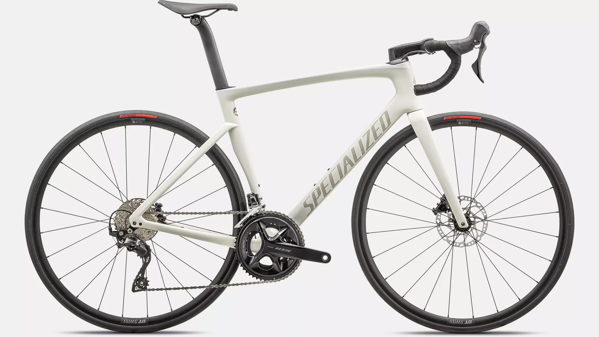 Specialized Cykel, Tarmac SL7, Sport, Gloss Dune White / 10% Chaos Pearl