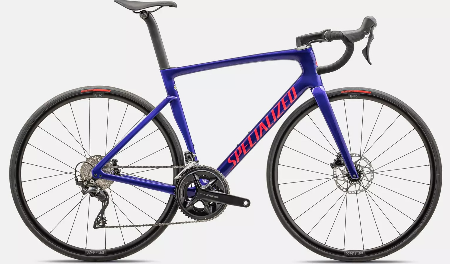 Specialized Cykel, Tarmac SL7 SPORT 105, GLOSS METALLIC SAPPHIRE / VIVID PINK