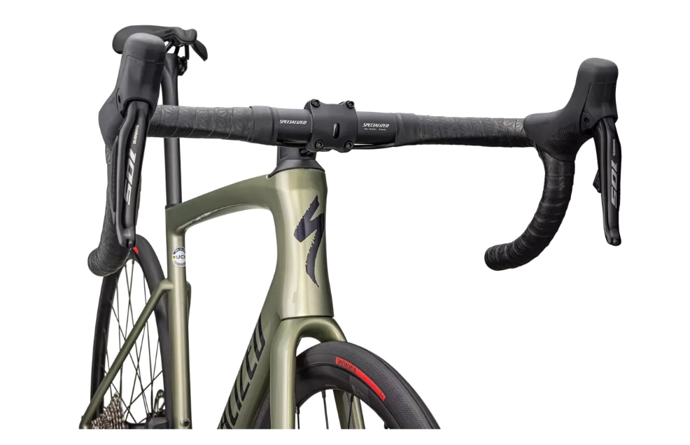 Specialized Cykel, Tarmac SL7 Comp 105 Di2 12sp, GLOSS METALLIC SPRUCE / METALLIC MIDNIGHT SHADOW