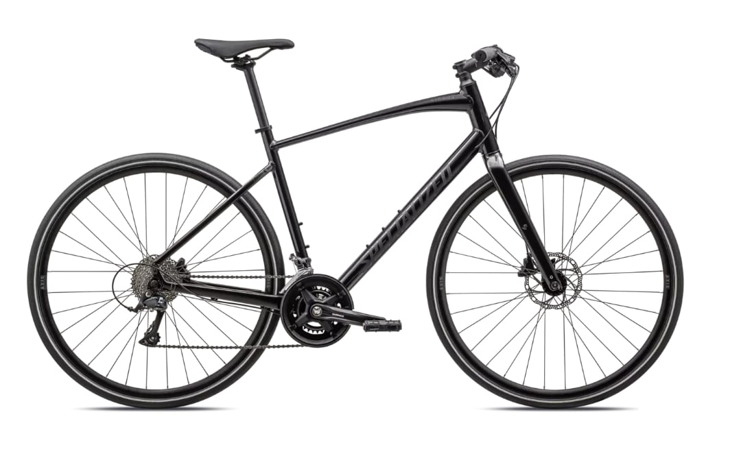 Specialized Cykel, Sirrus 3.0, GLOSS METALLIC OBSIDIAN / SATIN OBSIDIAN REFLECTIVE