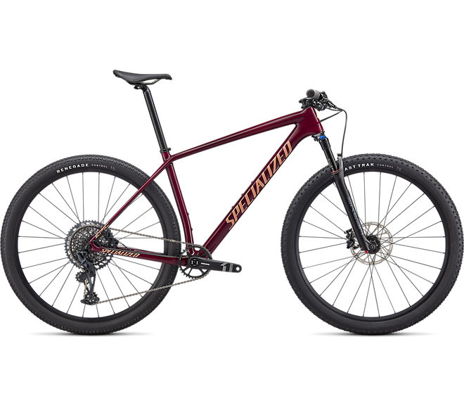 Specialized Cykel, Epic HT Comp, GLOSS MAROON / ICE PAPAYA