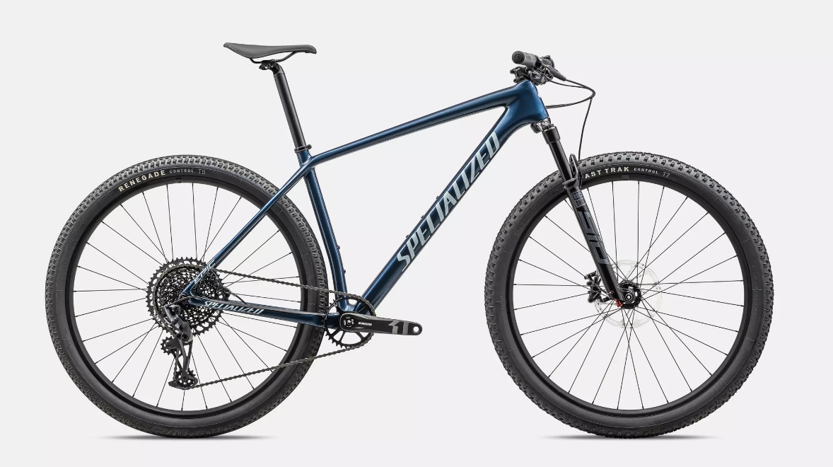 Specialized Cykel, Epic HT Comp, GLOSS MYSTIC BLUE METALLIC / MORNING MIST