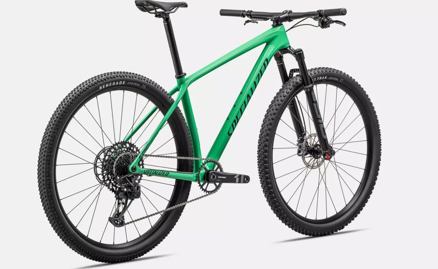 Specialized Cykel, Epic HT Comp, Gloss Electric Green / Forest Green