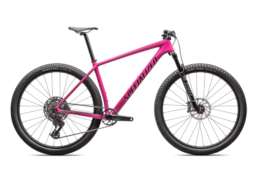 Specialized Cykel, Epic HT Comp AXS, Gloss Rebel Pink / Obsidian