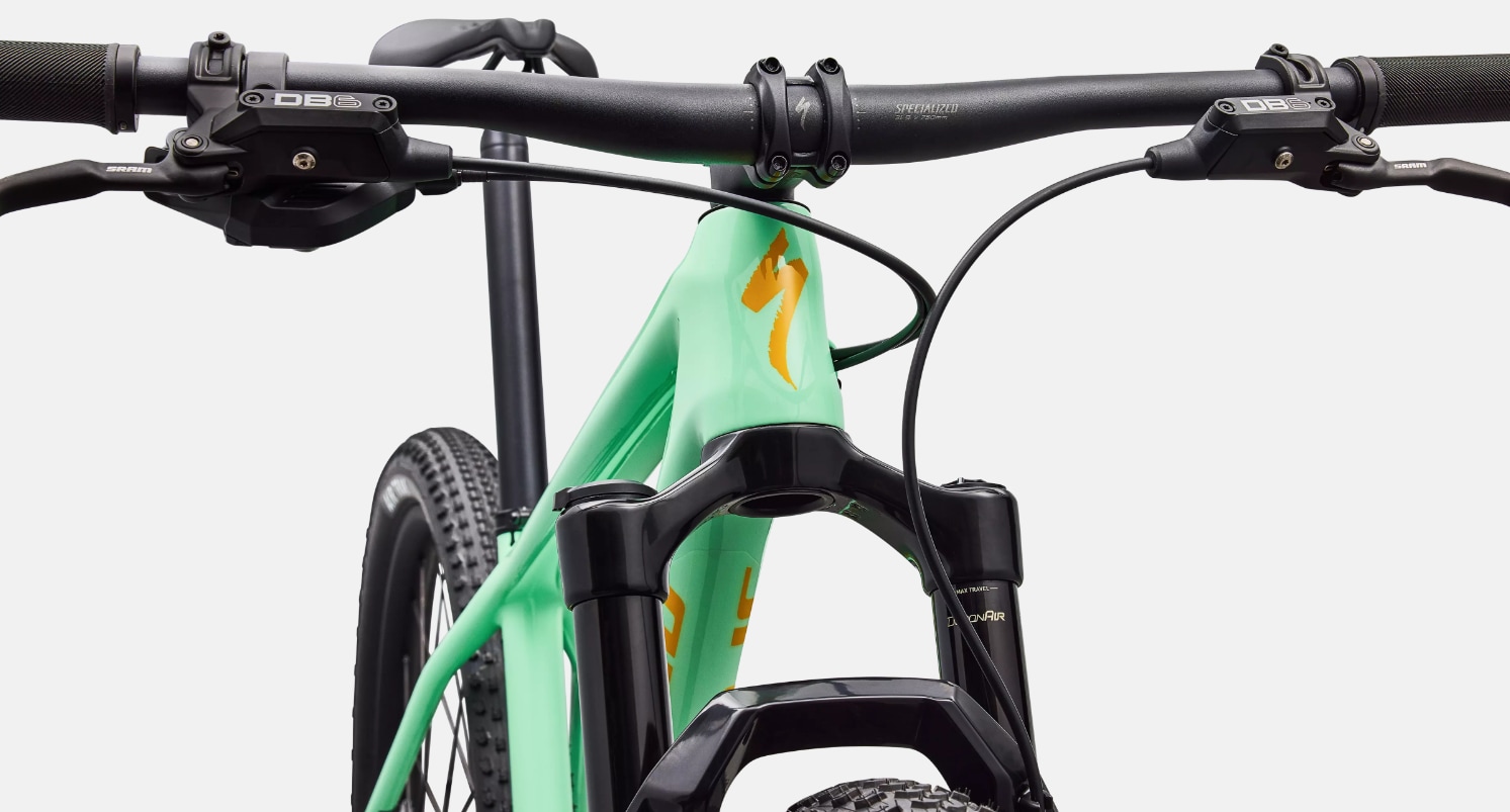 Specialized Cykel, Epic HT Comp, Gloss Oasis / California Sunshine