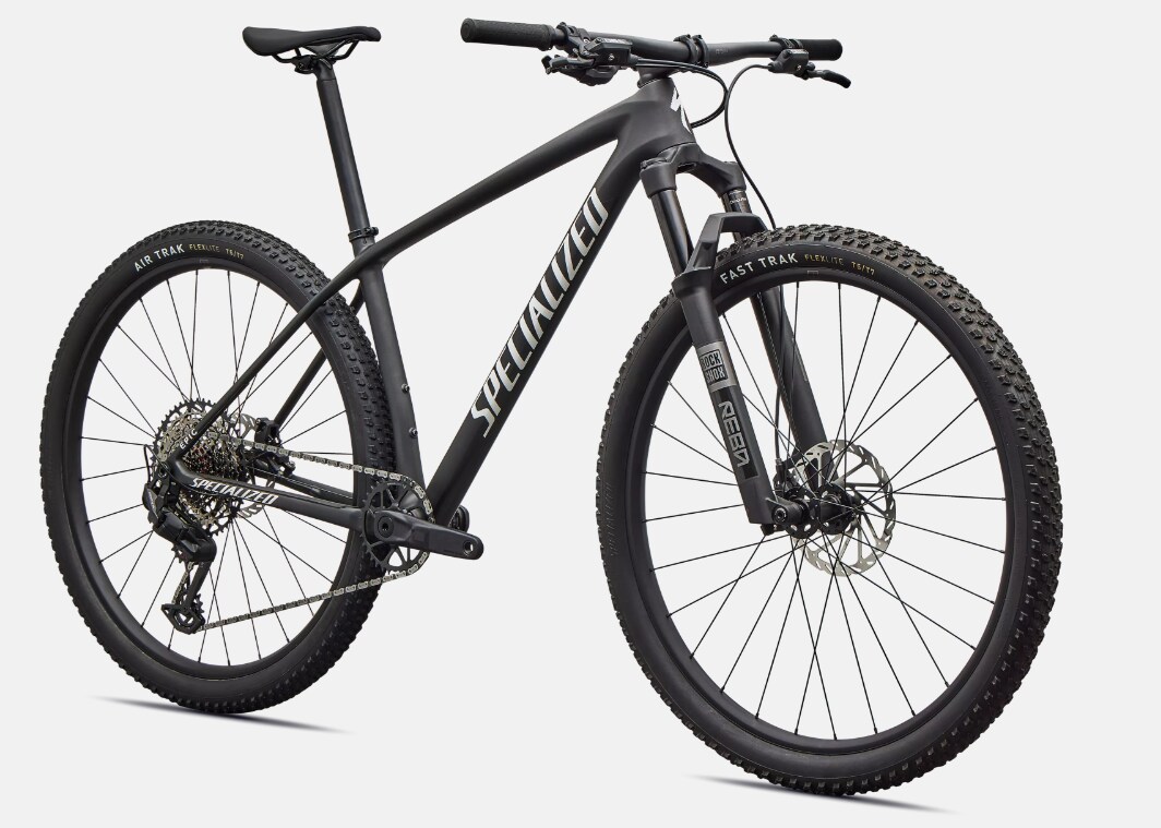 Specialized Cykel, Epic HT Comp, Satin Carbon / Metallic White Silver