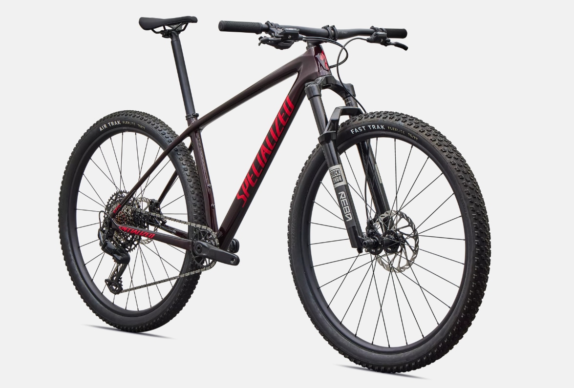 Specialized Cykel, Epic HT Comp, Gloss Red Tint / Ruby Metallic