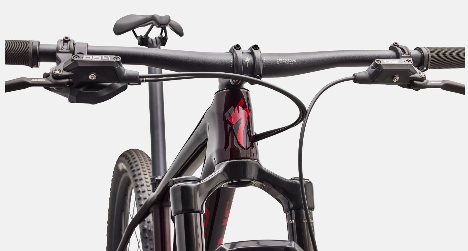 Specialized Cykel, Epic HT Comp, Gloss Red Tint / Ruby Metallic