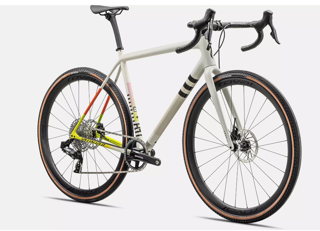 Specialized Cykel, Crux PRO, GLOSS DUNE WHITE BIRCH CACTUS BLOOM SPECKLE