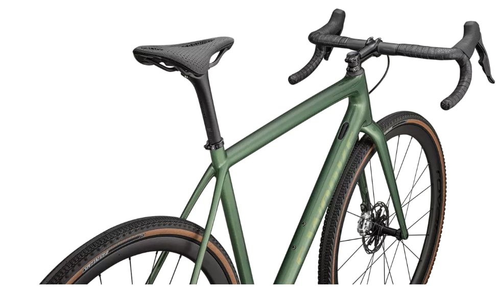 Specialized Cykel, Crux S-Works RED 13-sp, Gloss Cypress Metallic / Viavi Gold To Silver Pearl