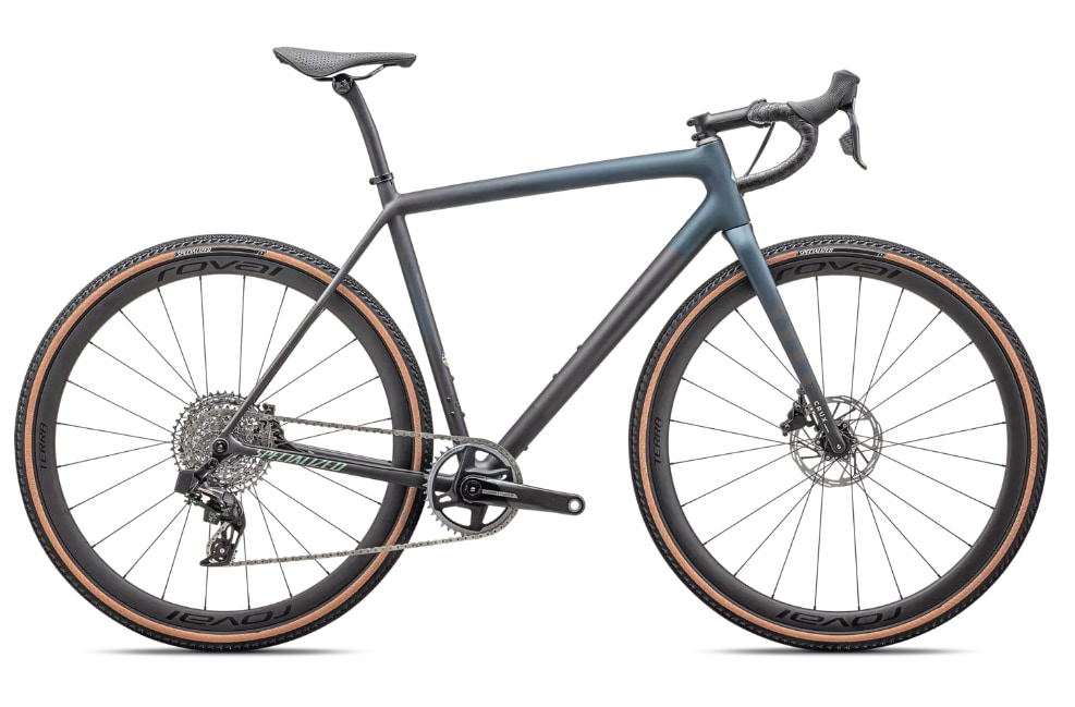 Specialized Cykel, Crux PRO, Satin Carbon / Deep Lake Metallic / Smoke / White Sage Metallic