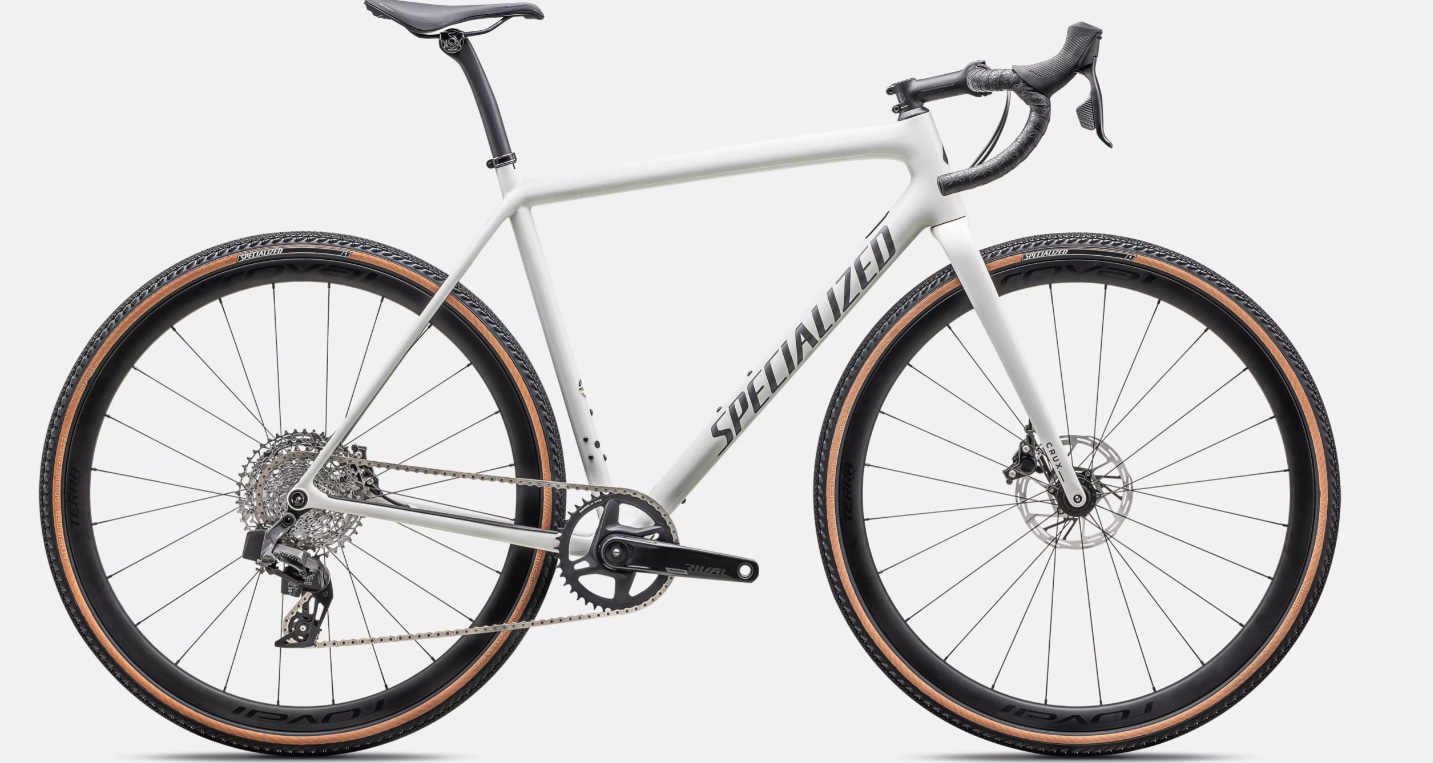 Specialized Cykel, Crux Expert, Gloss Dune White / Smoke Liquid Metal