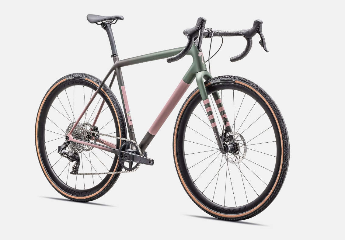 Specialized Cykel, Crux Expert, Satin Cypress Metallic / Doppio / Dusky Pink / Champagne