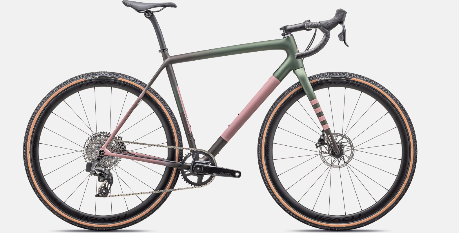 Specialized Cykel, Crux Expert, Satin Cypress Metallic / Doppio / Dusky Pink / Champagne