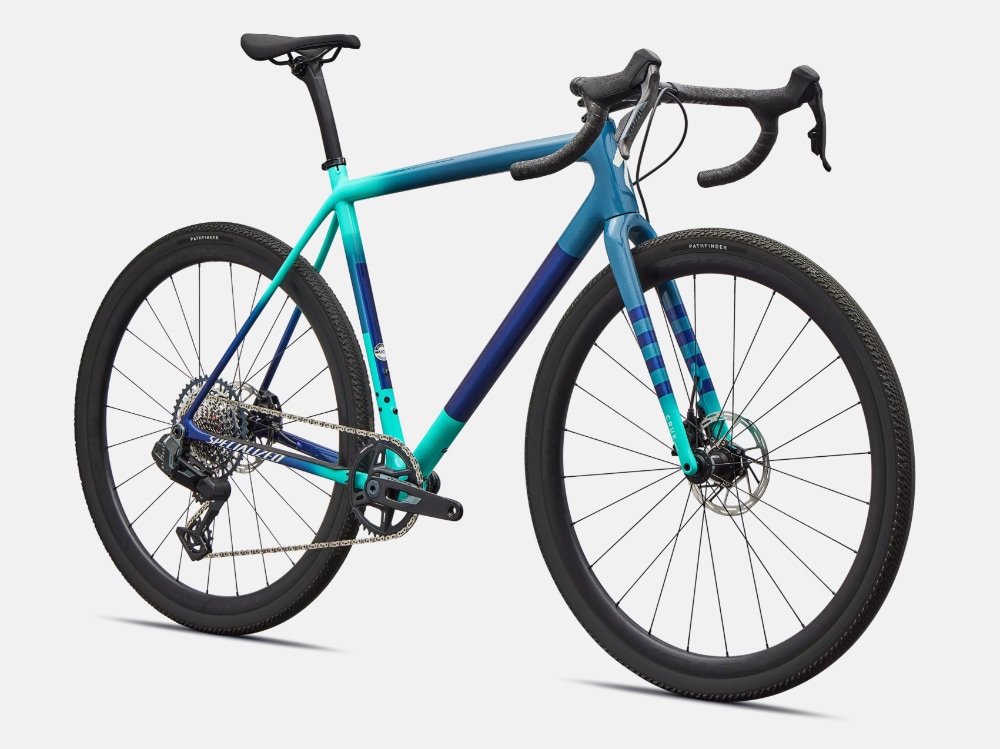 Specialized Cykel, Crux Expert XPLR-13, Grey Blue/lagoon Blue/dune White/majesty Blue