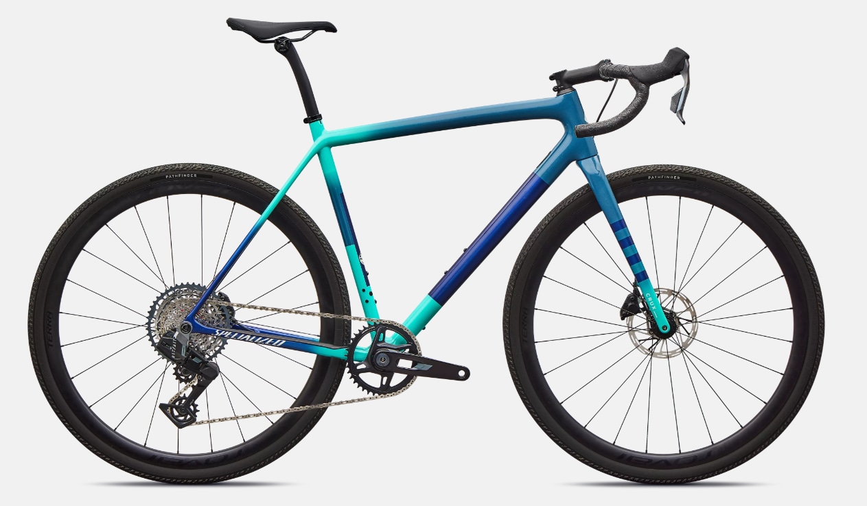 Specialized Cykel, Crux Expert XPLR-13, Grey Blue/lagoon Blue/dune White/majesty Blue