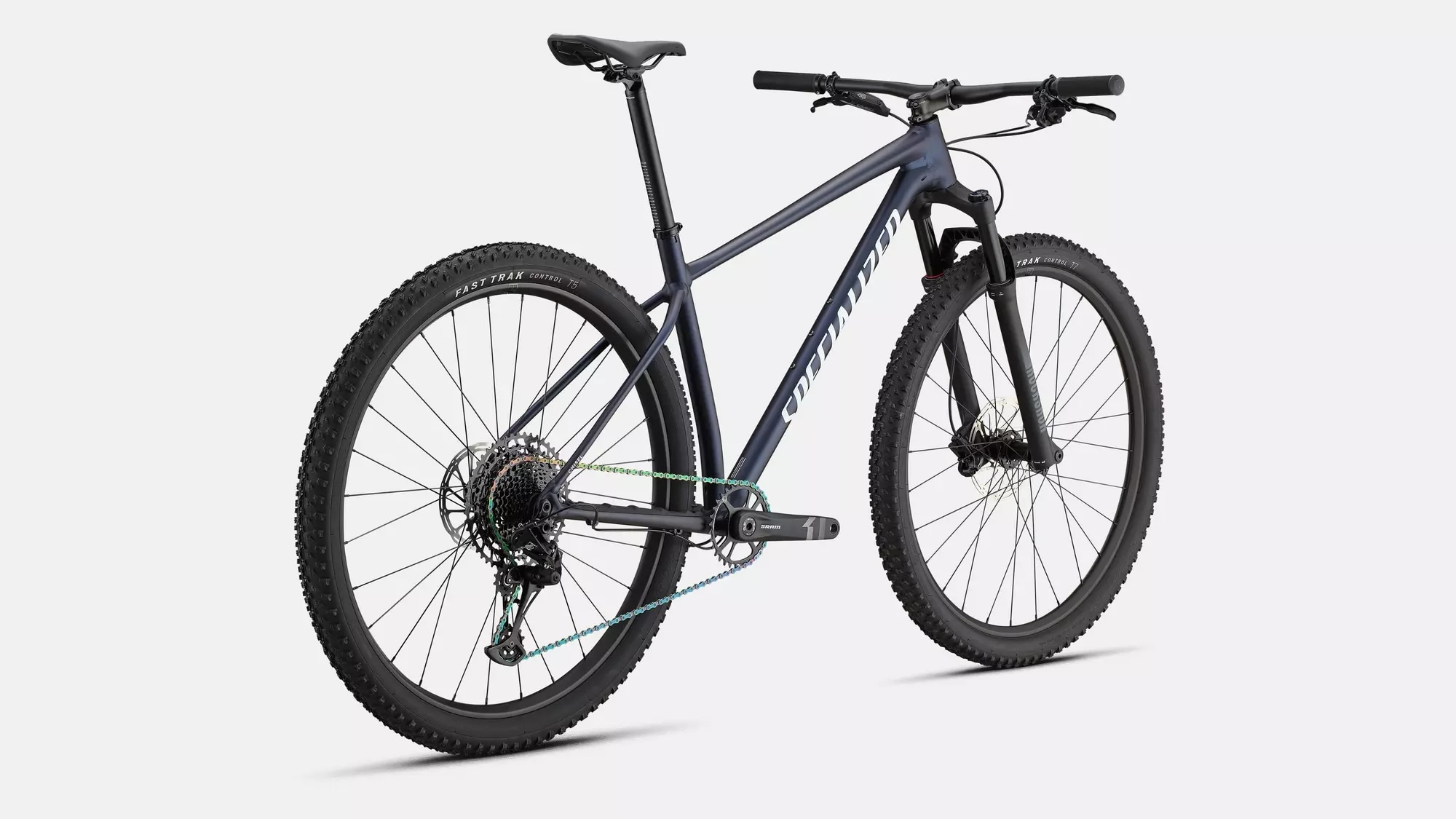 Specialized Cykel, Chisel HT Comp, Gloss Metallic Deep Marine / White