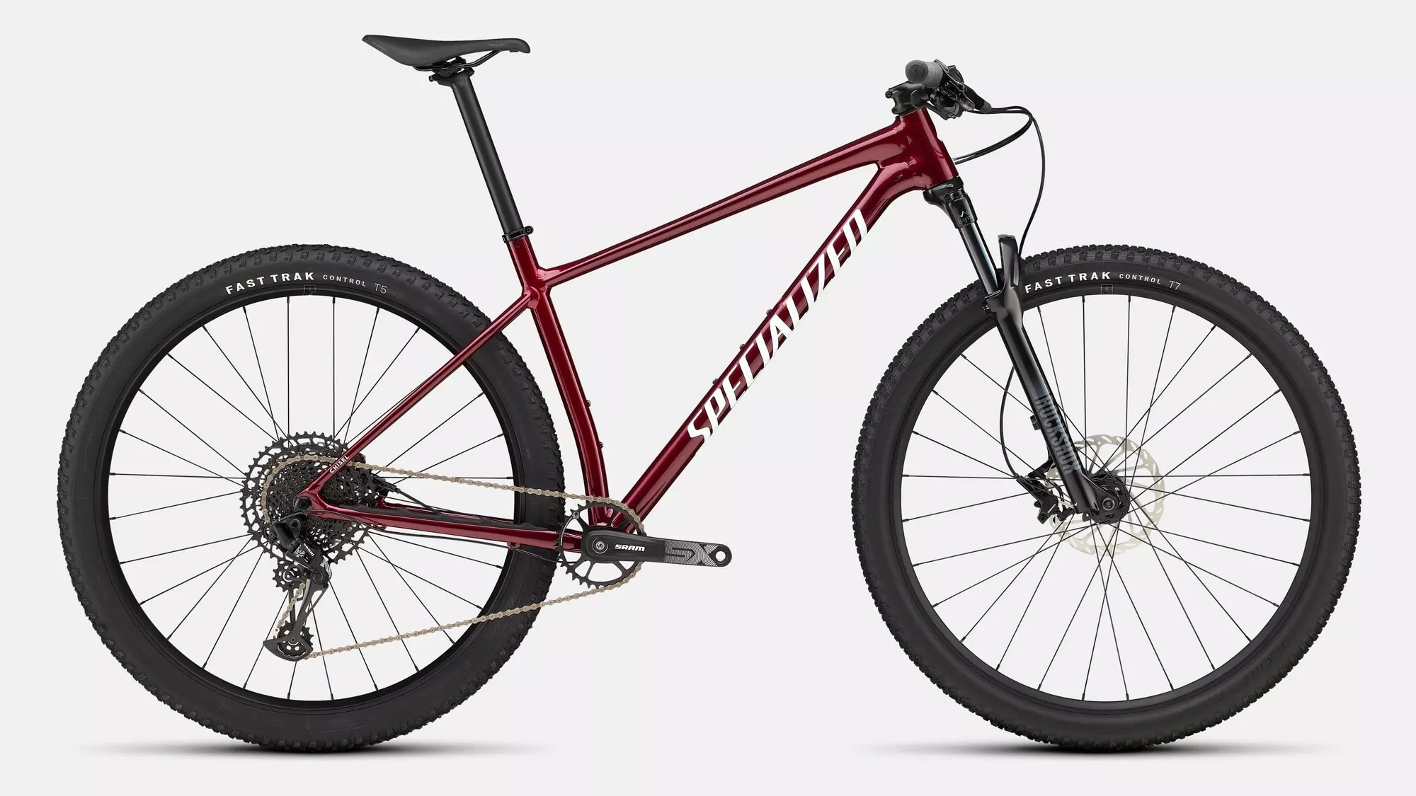Specialized Cykel, Chisel HT, Gloss Maroon / White