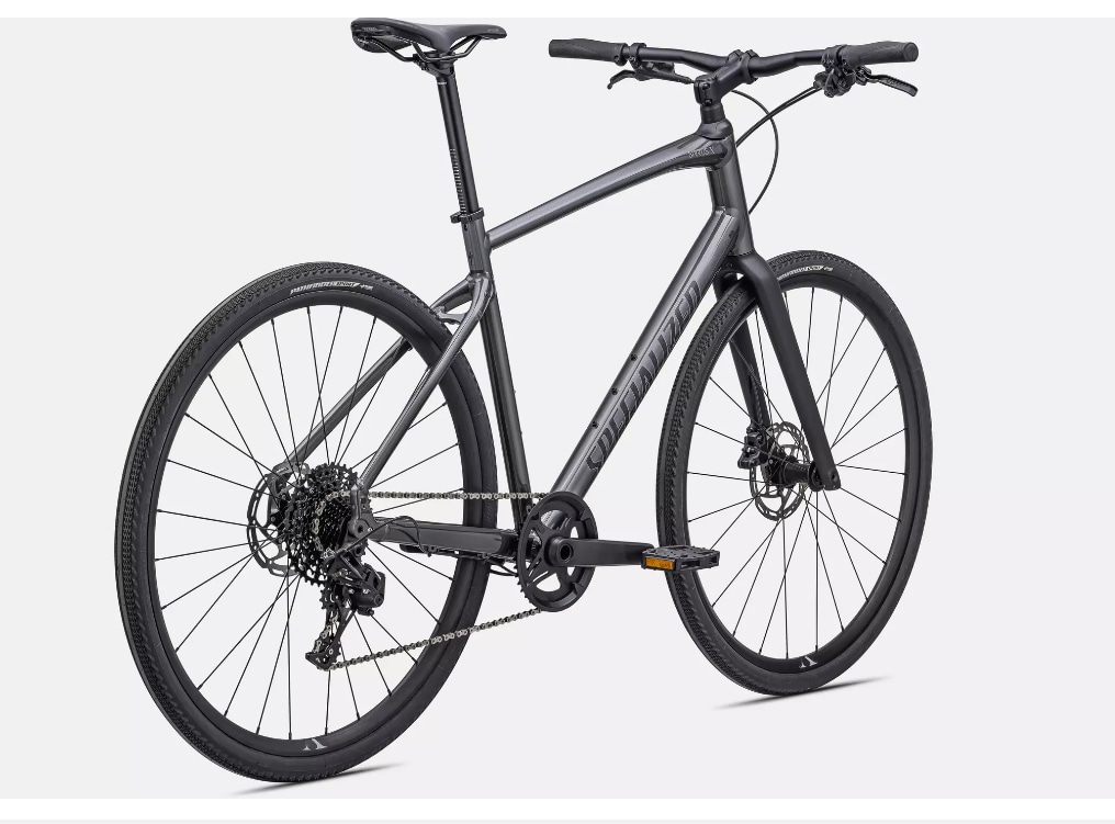 Specialized Cykel, Sirrus X 4.0, GLOSS SMOKE / COOL GREY / SATIN BLACK REFLECTIVE