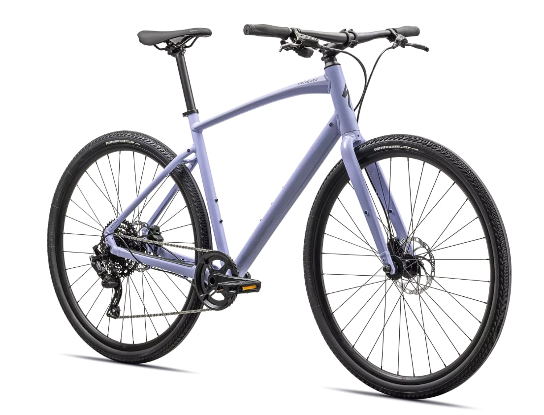 Specialized Cykel, Sirrus X 3.0, GLOSS POWDER INDIGO / SATIN REFLECTIVE BLACK LIQUID METAL