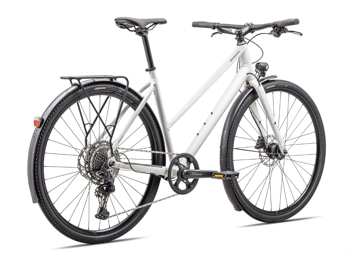 Specialized Cykel, Sirrus X 3.0 EQ Step-Through, GLOSS STONE / DUNE WHITE / DARK NAVY
