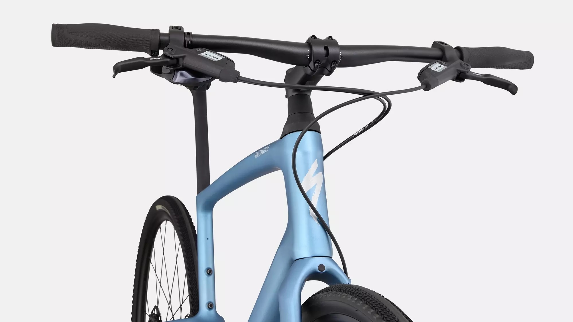 Specialized Cykel, Sirrus X 6.0, Satin Glacial Metallic/ Sliver Dust Frost Reflective
