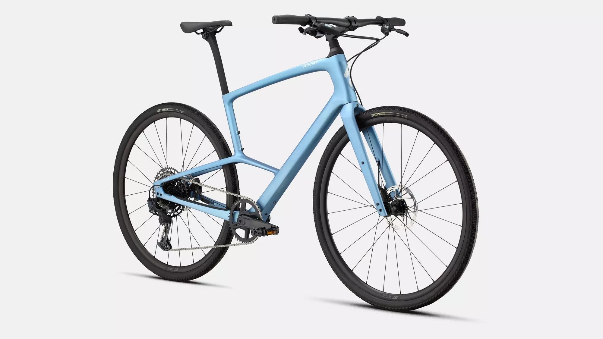 Specialized Cykel, Sirrus X 6.0, Satin Glacial Metallic/ Sliver Dust Frost Reflective