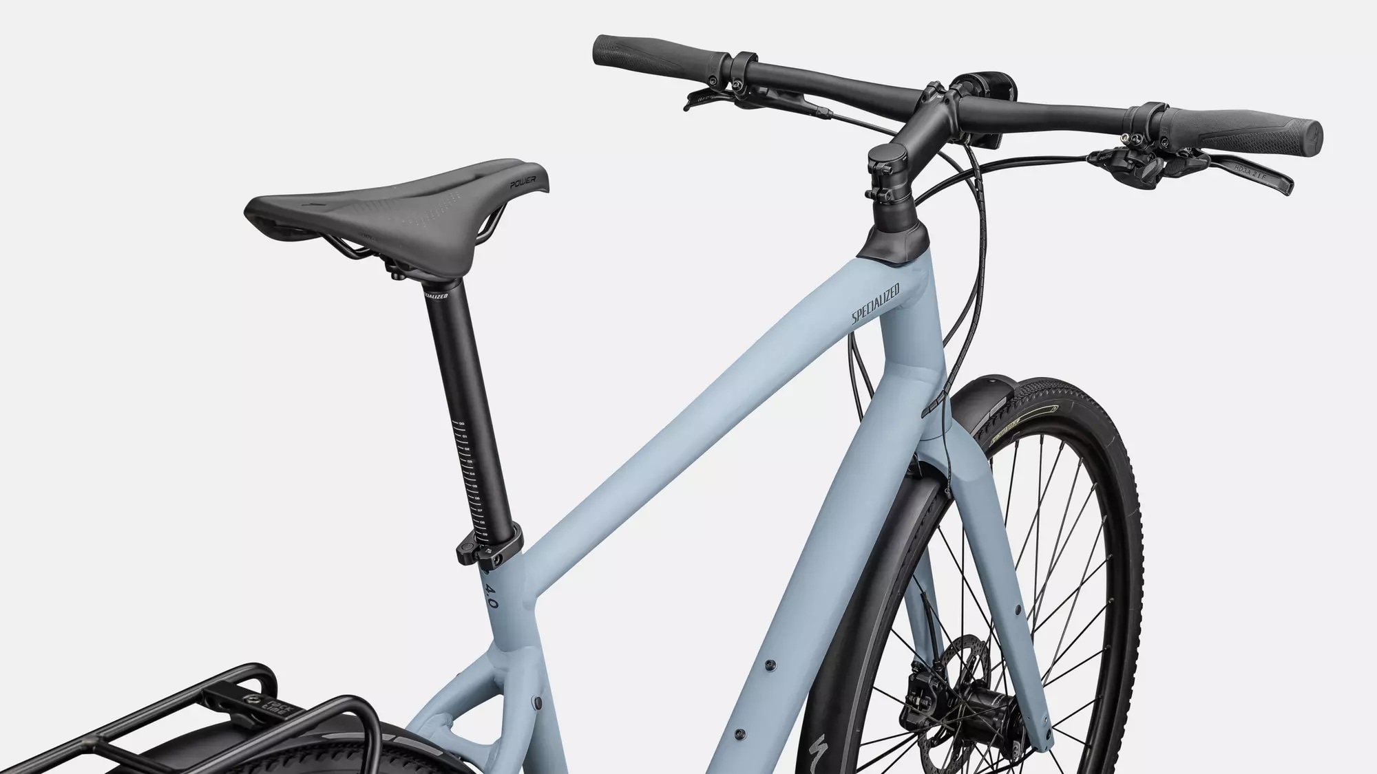Specialized Cykel, Sirrus X 4.0 EQ, Satin Storm Grey / Charcoal Reflective