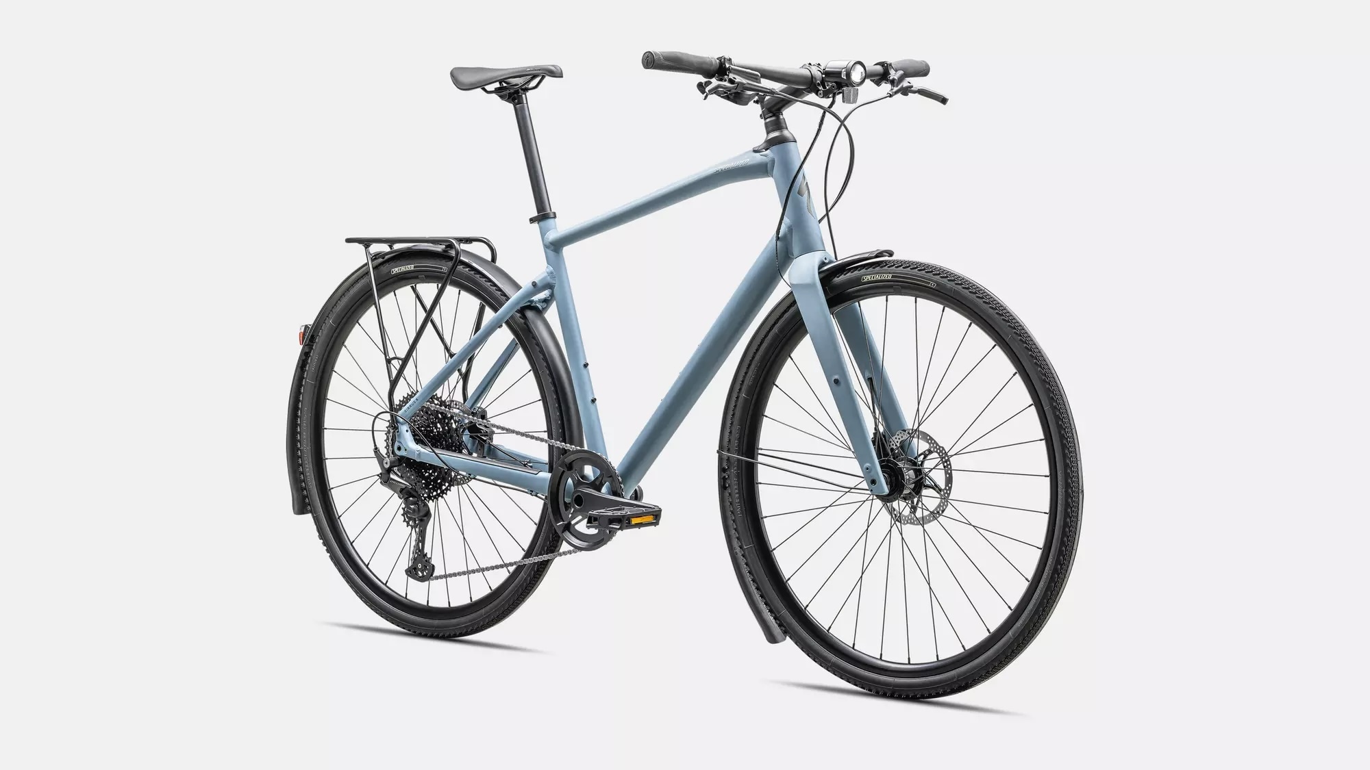 Specialized Cykel, Sirrus X 4.0 EQ, Satin Storm Grey / Charcoal Reflective