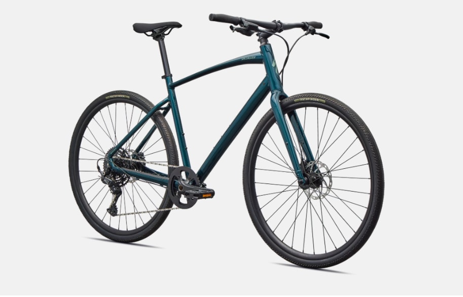 Specialized Cykel, Sirrus X 3.0, Gloss Emerald Metallic / Fjord Metallic Frost Reflective