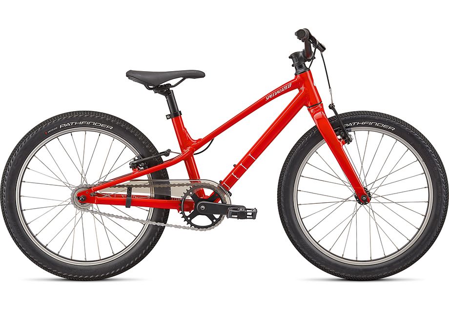 Specialized Cykel, Jett 20 Single Speed, GLOSS FLO RED / WHITE