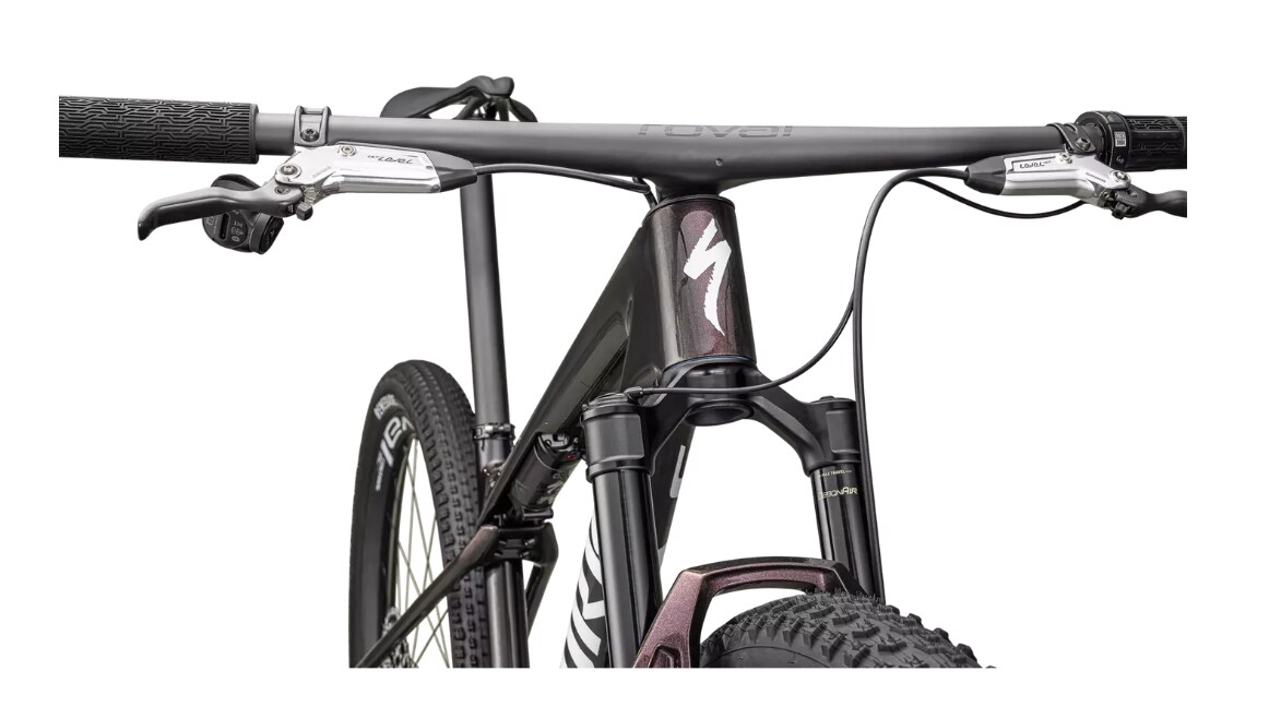 Specialized Cykel, Epic World Cup S-Works, Gloss Carbon / Red Pearl / Chameleon Fade