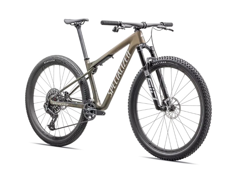 Specialized Cykel, Epic World Cup Pro, Satin Burnt Gold Metallic / Liquid Metal