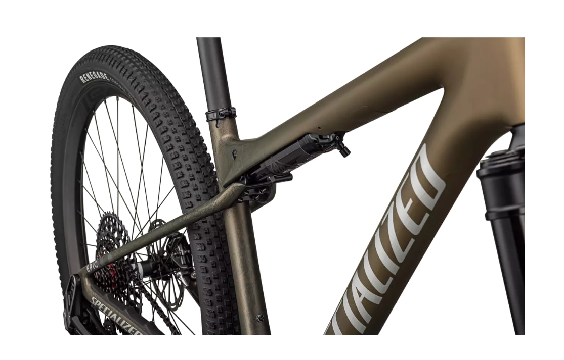 Specialized Cykel, Epic World Cup Pro, Satin Burnt Gold Metallic / Liquid Metal