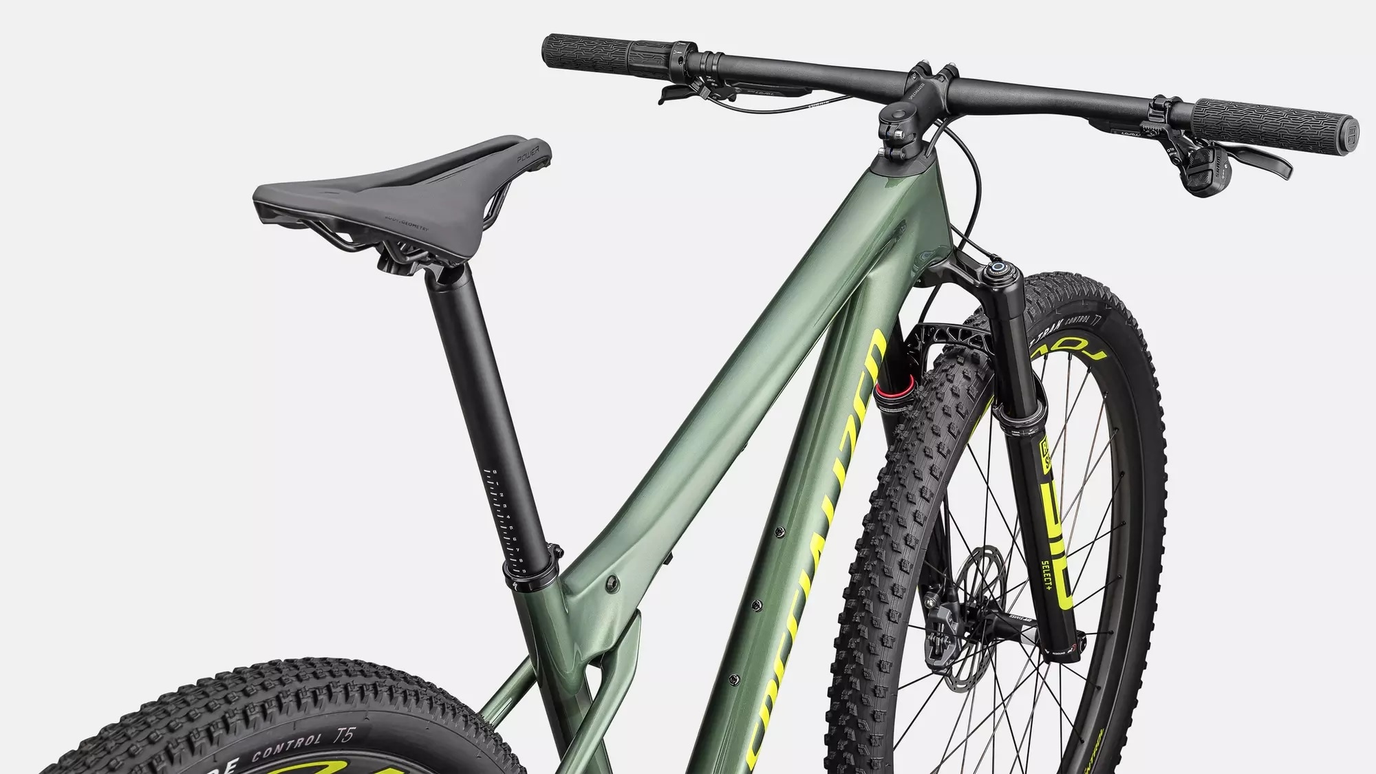 Specialized Cykel, Epic World Cup Expert, Gloss Cypress Metallic / Ion Metallic