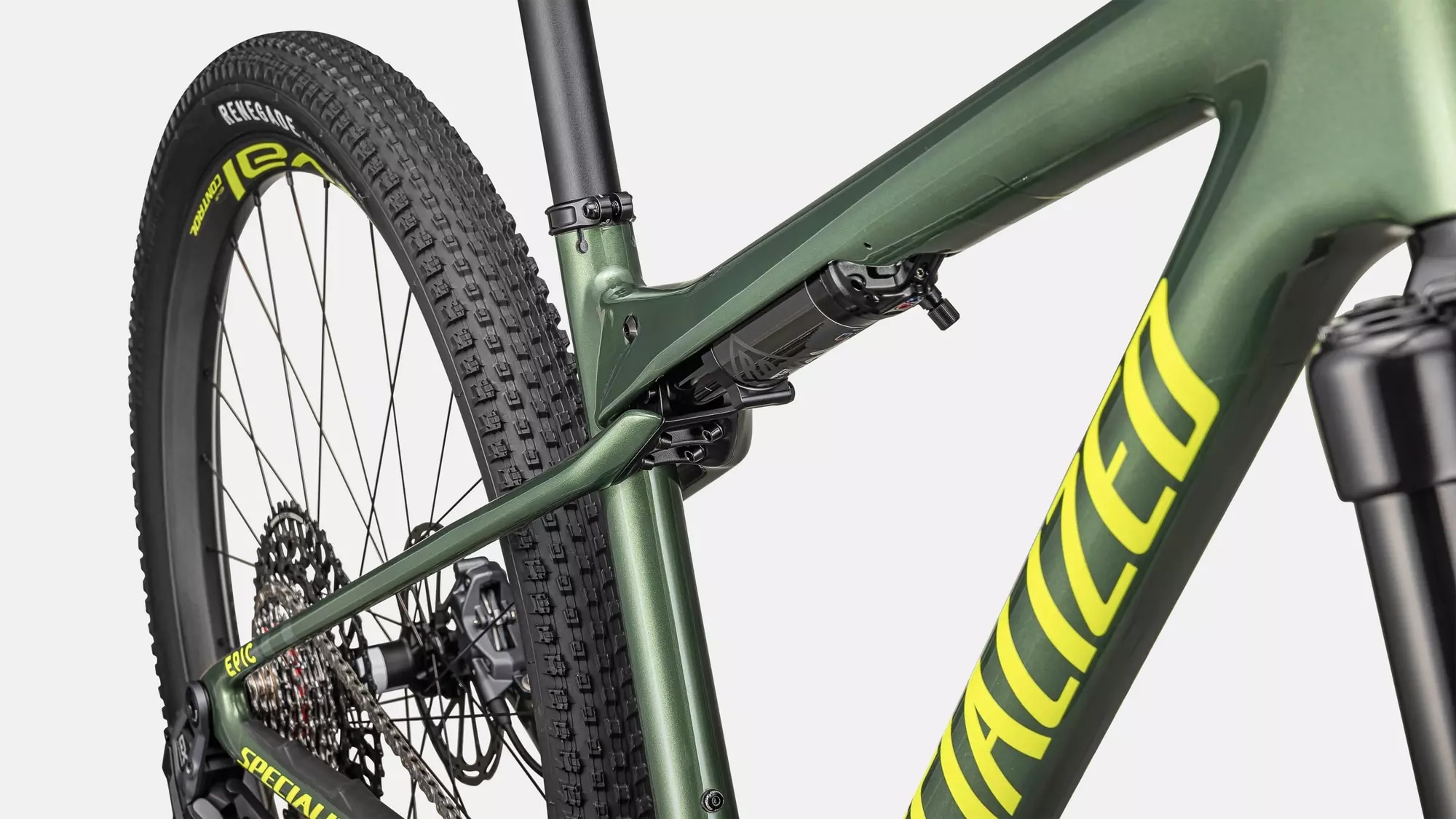 Specialized Cykel, Epic World Cup Expert, Gloss Cypress Metallic / Ion Metallic