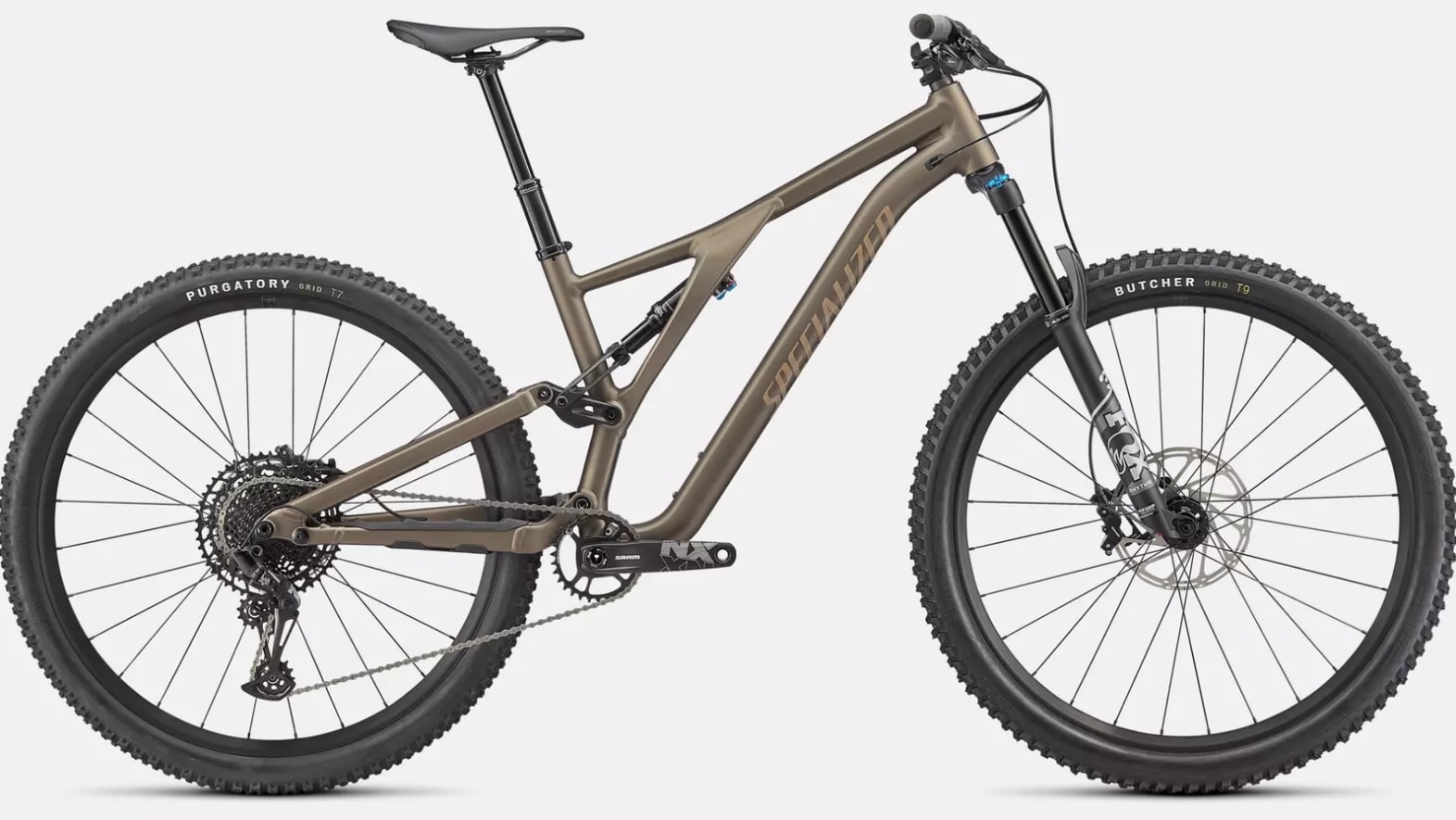 Specialized Cykel, Stumpjumper Comp Alloy, SATIN GUNMENTAL / TAUPE