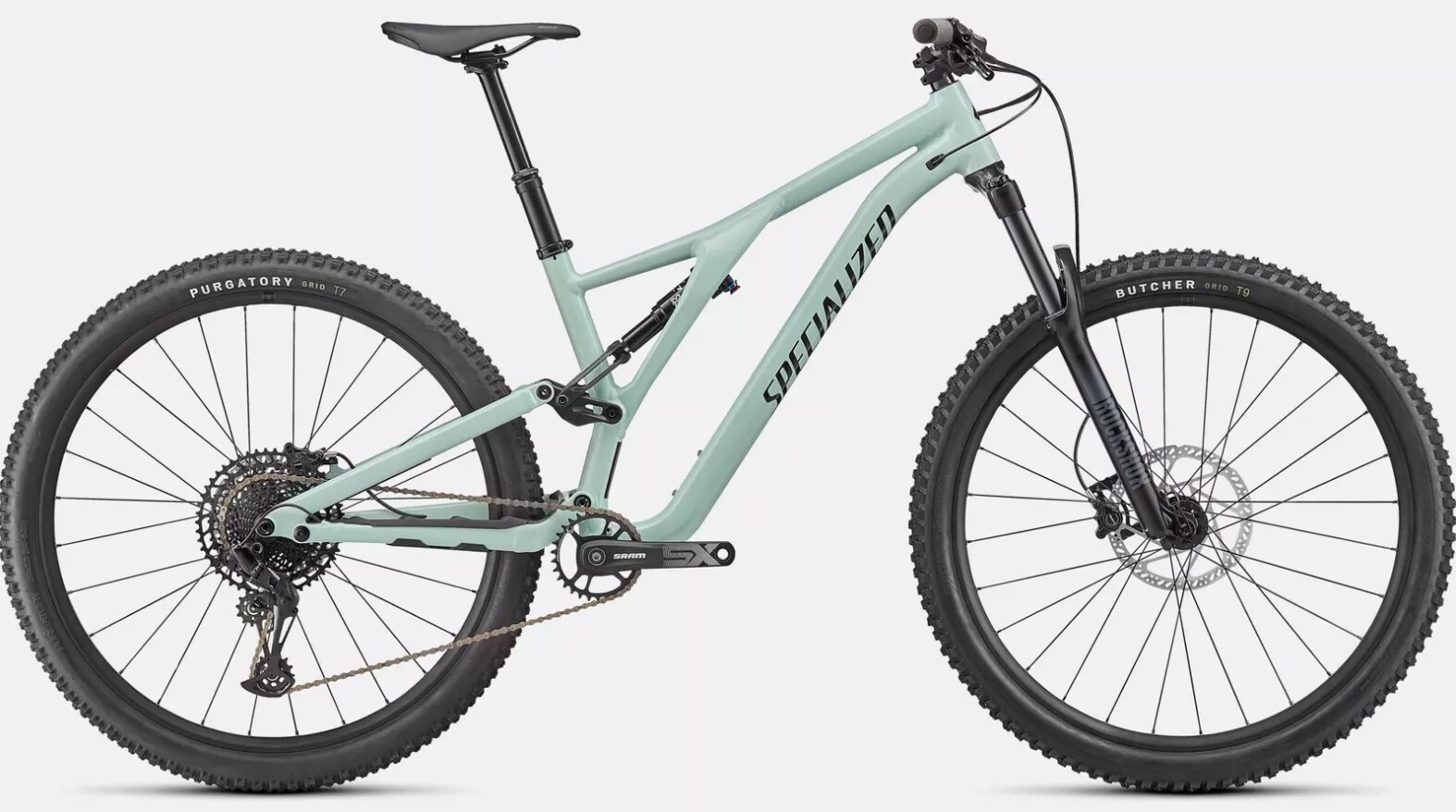 Specialized Cykel, Stumpjumper Alloy, GLOSS CA WHITE SAGE / BLACK