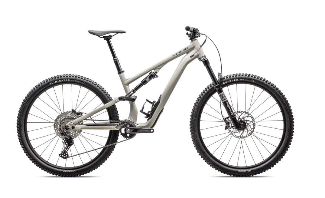 Specialized Cykel, Stumpjumper 15 Alloy, Gloss White Mountains / Dark Moss Green