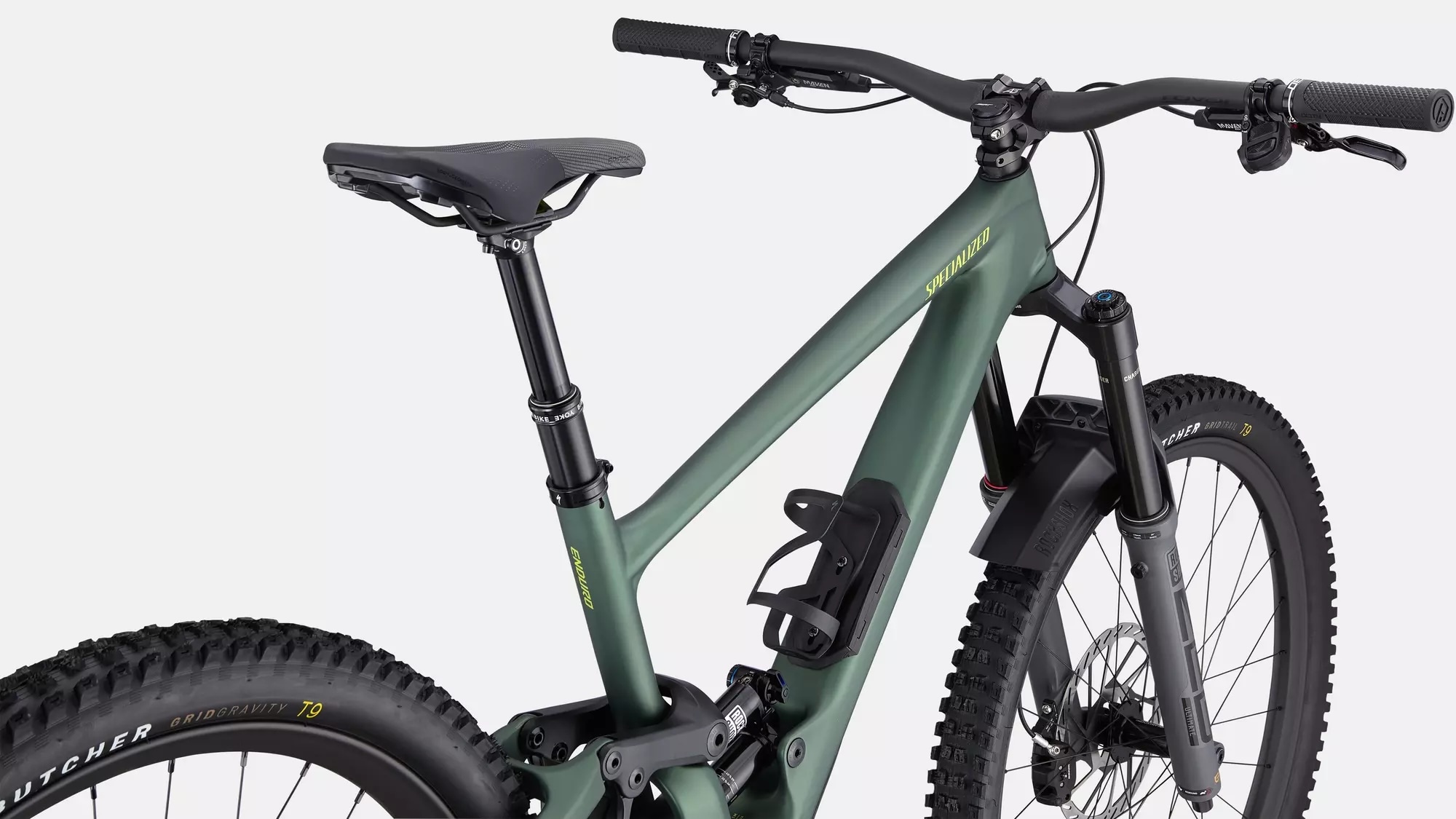Specialized Cykel, Enduro Pro, Satin Cypress Metallic / Ion Metallic