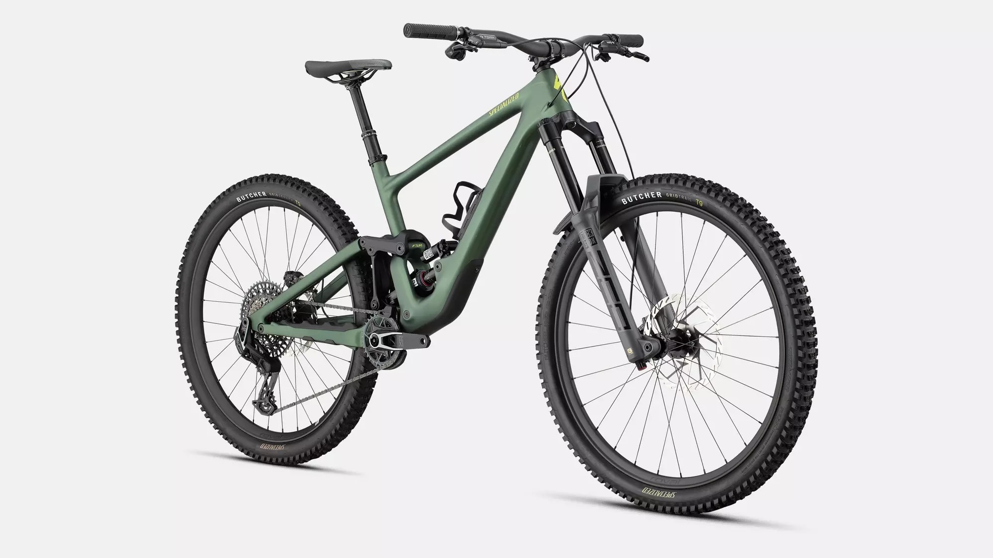 Specialized Cykel, Enduro Pro, Satin Cypress Metallic / Ion Metallic