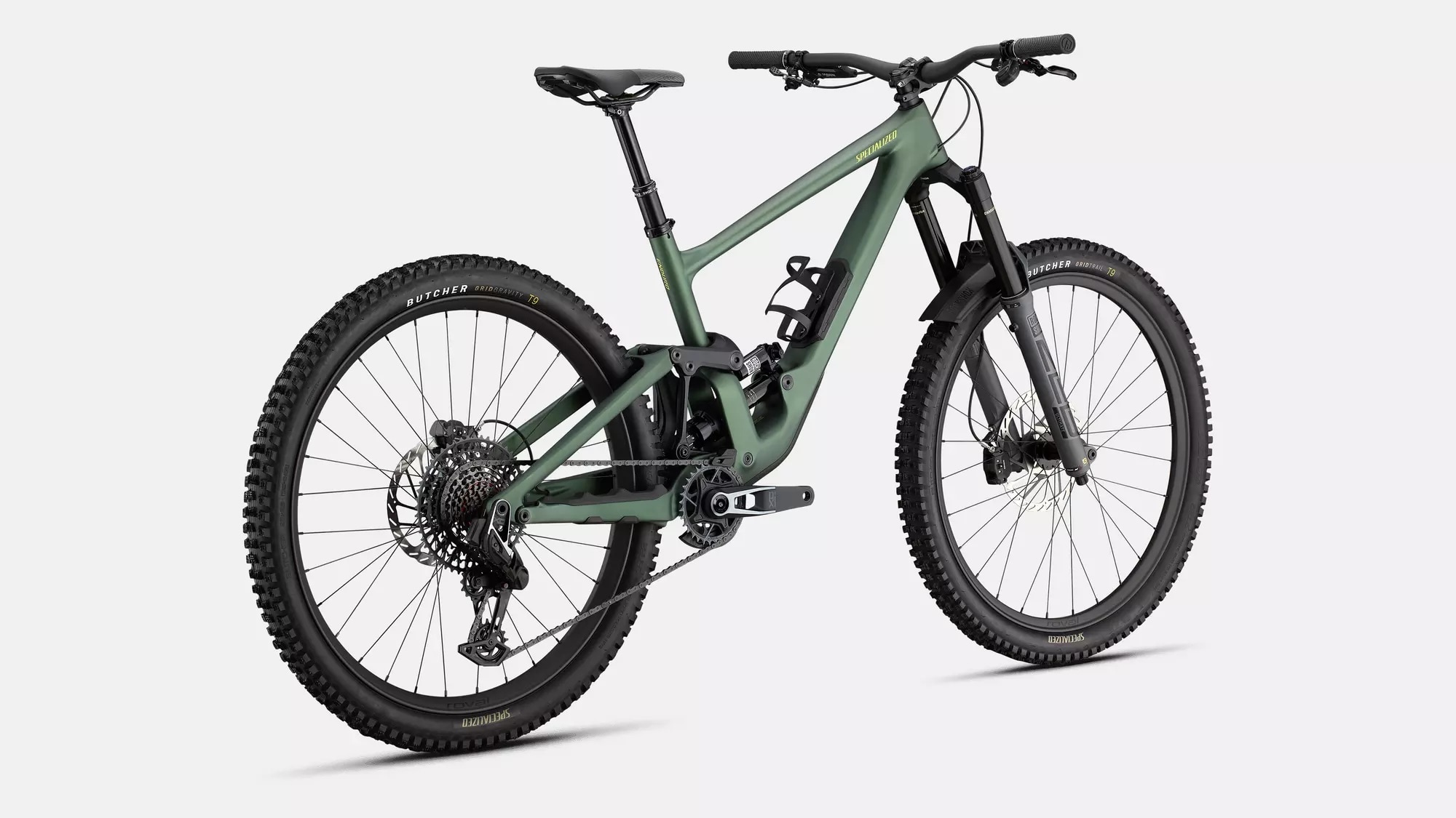 Specialized Cykel, Enduro Pro, Satin Cypress Metallic / Ion Metallic