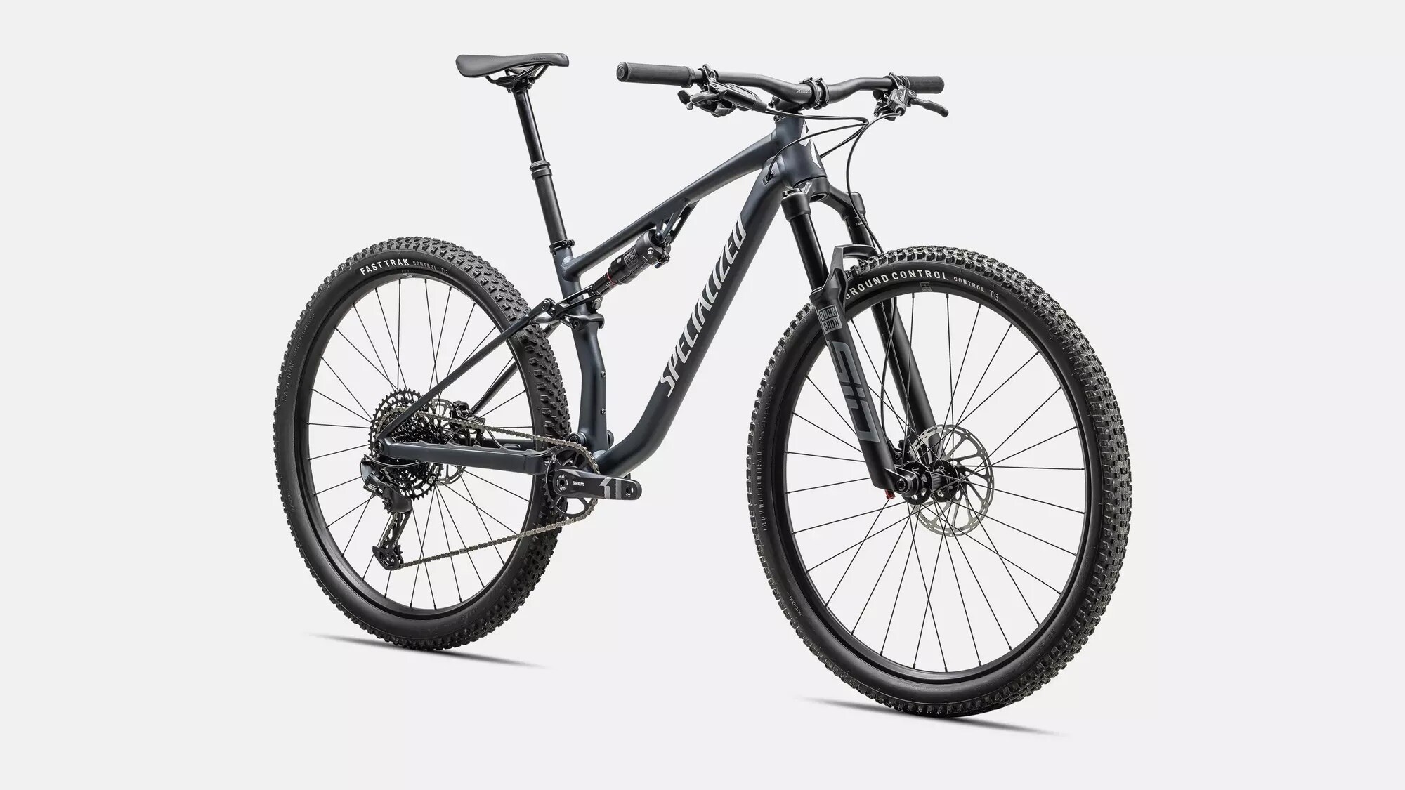 Specialized Cykel, Chisel FS Comp, Satin Metallic Deep Lake / Gloss White