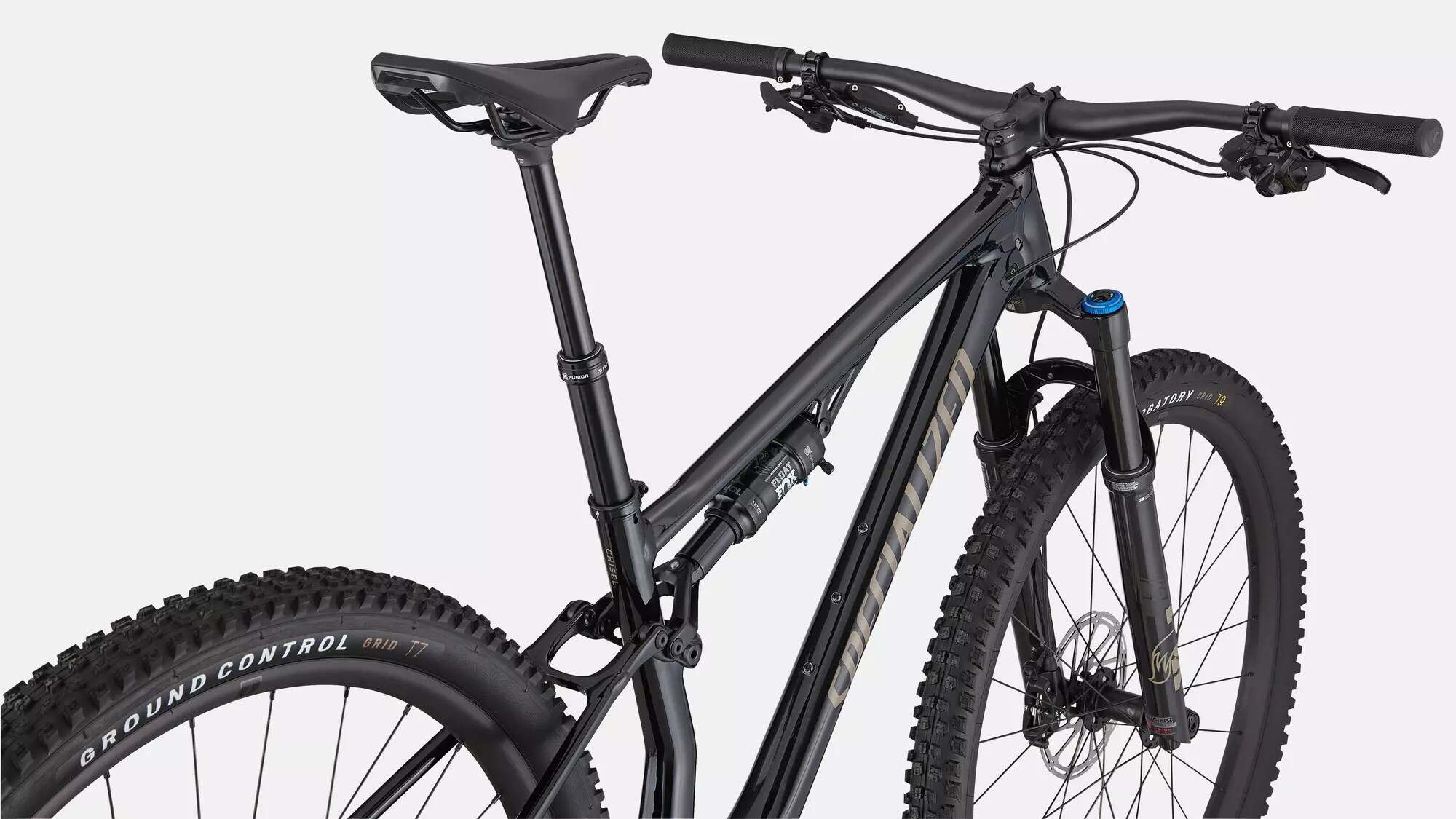 Specialized Cykel, Chisel FS Comp EVO, Gloss Black / Taupe