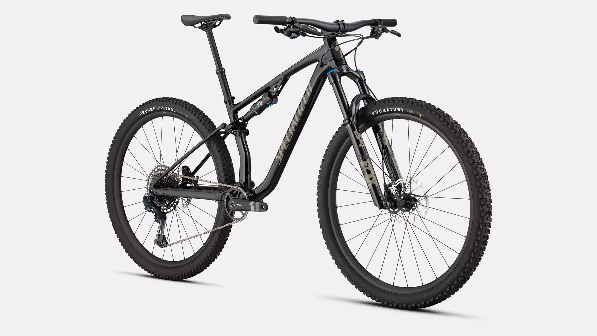 Specialized Cykel, Chisel FS Comp EVO, Gloss Black / Taupe