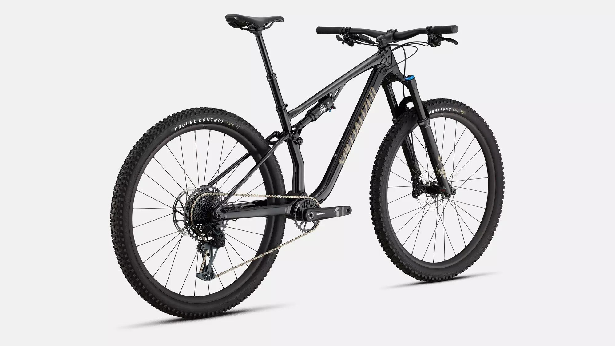 Specialized Cykel, Chisel FS Comp EVO, Gloss Black / Taupe